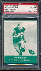 Ray Nitschke Football Cards 1961 Lake to Lake Packers Prices