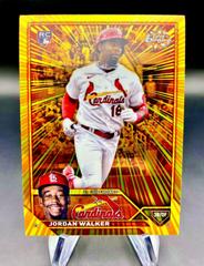 Jordan Walker Baseball Cards 2023 Topps Chrome Radiating Rookies Prices