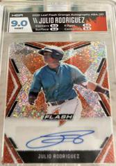 Julio Rodriguez [Orange] #BA-JR1 Baseball Cards 2020 Leaf Flash Autographs Prices