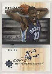Hakim Warrick Autograph Basketball Cards 2005 Ultimate Collection Prices