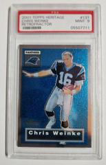 Chris Weinke [Retrofractor] #131 Football Cards 2001 Topps Heritage Prices