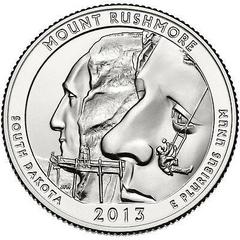 2013 P [MOUNT RUSHMORE] Coins America the Beautiful Quarter Prices