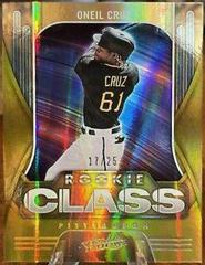 Oneil Cruz [Spectrum Gold] Baseball Cards 2022 Panini Absolute Rookie Class Prices