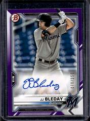 JJ Bleday [Purple] Baseball Cards 2021 Bowman Paper Prospects Autographs Prices
