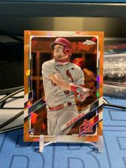 Dylan Carlson [Orange] #285 Baseball Cards 2021 Topps Chrome Sapphire Prices