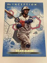 Ozzie Albies [Blue] Baseball Cards 2022 Topps Inception Prices