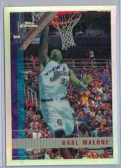 Karl Malone [Refractor] Basketball Cards 1997 Topps Chrome Prices