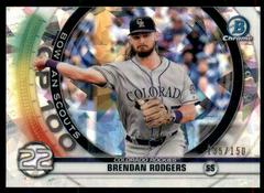 Brendan Rodgers [Atomic Refractor] #BTP22 Baseball Cards 2020 Bowman Chrome Scouts' Top 100 Prices