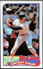 Dwight Evans #109 Baseball Cards 1989 Topps Ljn Baseball Talk Prices