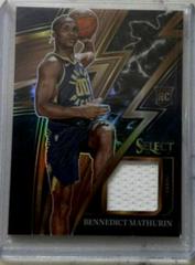 Bennedict Mathurin [Copper] #S-BM Basketball Cards 2022 Panini Select Sparks Patch Prices
