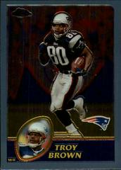 Troy Brown #103 Football Cards 2003 Topps Chrome Prices