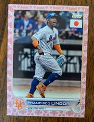 Francisco Lindor [Cherry Blossom] Baseball Cards 2022 Topps Japan Edition Prices