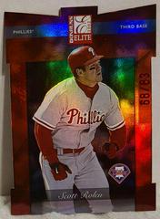 Scott Rolen #21 Baseball Cards 2002 Donruss Elite Prices