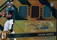 Jalen Hurts [Rookie Jersey Autograph Triple] #278 Football Cards 2020 Panini Gold Standard Prices