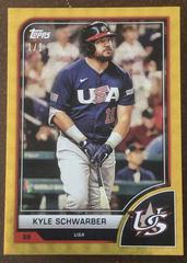 Kyle Schwarber [FoilFractor] Baseball Cards 2023 Topps World Classic Prices