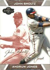 Chipper Jones, John Smoltz [Red] #81 Baseball Cards 2007 Topps CO Signers Prices