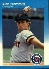 Alan Trammell #167 Baseball Cards 1987 Fleer Prices