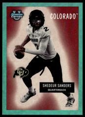 Shedeur Sanders [Aqua] #55BF-28 Football Cards 2023 Bowman Chrome University 1955 Prices