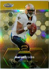 Aaron Brooks [Gold Refractor] #16 Football Cards 2003 Topps Finest Prices