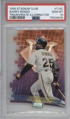 Barry Bonds [Illuminator] Baseball Cards 1999 Stadium Club Triumvirate Prices