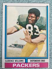 Clarence Williams #349 Football Cards 1974 Topps Prices