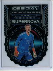 Marc Andre ter Stegen [Blue] #4 Soccer Cards 2022 Panini Obsidian Supernova Prices