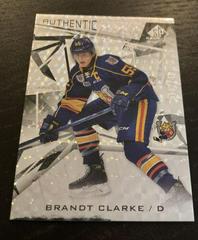 Brandt Clarke [Silver Foilboard] #44 Hockey Cards 2021 SP Game Used CHL Prices