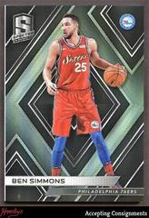 Ben Simmons [Silver] Basketball Cards 2017 Panini Spectra Prices