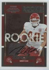 Mike Cox [Autograph] #214 Football Cards 2008 Playoff Contenders Prices