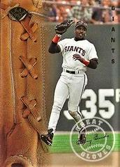 Barry Bonds #3 Baseball Cards 1995 Leaf Great Gloves Prices