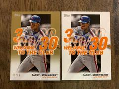 Darryl Strawberry [Gold] Baseball Cards 2023 Topps Welcome to the Club Prices