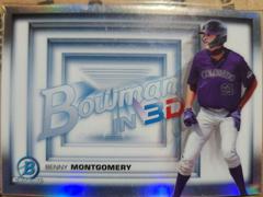 Benny Montgomery #B3D-19 Baseball Cards 2022 Bowman in 3D Prices