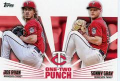 Joe Ryan, Sonny Gray Baseball Cards 2023 Topps One Two Punch Prices
