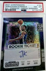 Jonathan Kuminga [Autograph Green Shimmer] Basketball Cards 2021 Panini Contenders Prices
