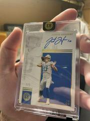 Justin Herbert [Autograph] #24 Football Cards 2022 Panini Encased Prices
