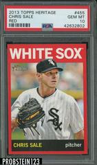 Chris Sale [Red] #455 Baseball Cards 2013 Topps Heritage Prices