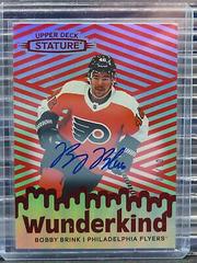 Bobby Brink [Autograph Red] #W-37 Hockey Cards 2022 Upper Deck Stature Wunderkind Prices