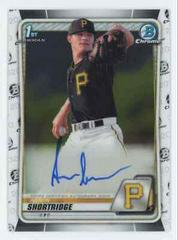 Aaron Shortridge #CPA-ASH Baseball Cards 2020 Bowman Chrome Prospect Autographs Prices