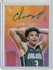 Chuma Okeke [Citrine] #FP-CHU Basketball Cards 2019 Panini Court Kings Fresh Paint Autographs Prices