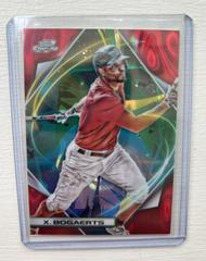 Xander Bogaerts [Red Flare] #105 Baseball Cards 2022 Topps Cosmic Chrome Prices