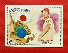 Shohei Ohtani Baseball Cards 2018 Topps Allen & Ginter World Talent Prices