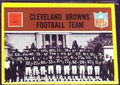 Cleveland Browns [Team Card] #37 Football Cards 1967 Philadelphia Prices