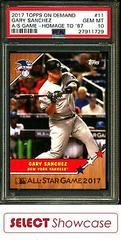 Gary Sanchez Baseball Cards 2017 Topps on Demand All Star Game Homage to '87 Prices