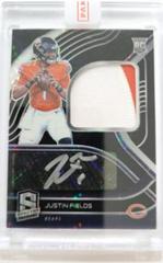 Justin Fields [Patch Autograph Neon Black Light] #203 Football Cards 2021 Panini Spectra Prices