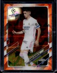 Federico Valverde [Orange] Soccer Cards 2020 Topps Chrome UEFA Champions League Sapphire Prices