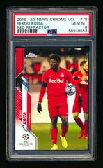 Sekou Koita [Red Refractor] Soccer Cards 2019 Topps Chrome UEFA Champions League Prices