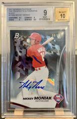 Mickey Moniak [Black] #TPA-MM Baseball Cards 2017 Bowman Platinum Top Prospects Autographs Prices