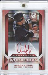 Aaron Judge [Red Ink Signature] Baseball Cards 2013 Panini Elite Extra Edition Prices