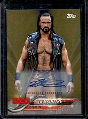 Drew McIntyre [Gold Autograph] #30 Wrestling Cards 2018 Topps WWE Prices