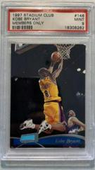 Kobe Bryant [Members Only] #146 Basketball Cards 1997 Stadium Club Prices